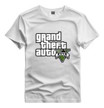 Camisa Masculina Premium Estampada Gta V Algodão Estilosa