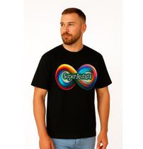 Camisa Masculina Preta Especial Infinity Black Super Autistas