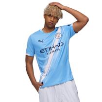 Camisa Masculina Puma Manchester City FC Home 25/26 Azul