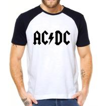 Camisa Masculina Raglan Ac Dc Banda Rock Metal Hard Highway To Hell
