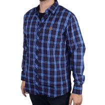 Camisa Masculina Red Nose ML Xadrez Azul - 9570061