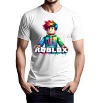 Camisa Masculina Roblox Jogo Gamer Camiseta Personalizada 100% Algodão Premium