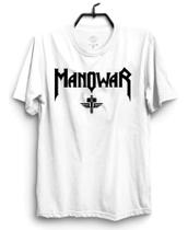 Camisa Masculina Rock Manowar Banda Rock Camiseta 100% Algodão