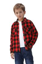 Camisa masculina Sangtree de flanela de manga comprida xadrez com botões Camisa masculina Sangtree de flanela de manga comprida xadrez com botões