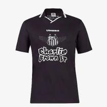 Camisa Masculina Santos Charlie Brown Jr Preto - Football