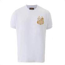 Camisa Masculina Santos Pelé Retrô Mil Gols Branca Oficial - ATHLETA