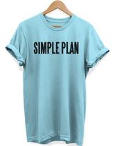 Camisa Masculina Simple Plan Novidade Banda Rock