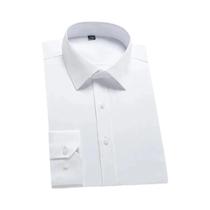 Camisa Masculina Slim Fit De Manga Longa 2024 Primavera Outono Formal Para Escritório Trabalho Roxo