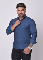 Camisa masculina slim fit elastano premium super luxo alta qualidade varias cores manga longa Camisa masculina slim fit elastano premium super luxo alta qualidade varias cores manga longa