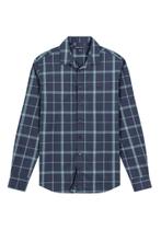 Camisa Masculina Slim Fit Em Tricoline Xadrez Hangar 33 77434