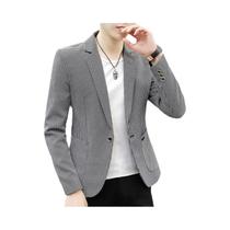 Camisa Masculina Slim Fit Respirável Estilo Coreano 2023 Com Padrão Xadrez Elegante