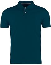 Camisa Masculina Social Gola Polo Ogochi Slim Manga Curta