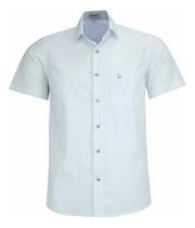 Camisa Masculina Social Manga Curta Amil Com Bolso 1850