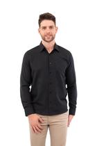 Camisa Masculina Social Micro Fibra Não Amassa