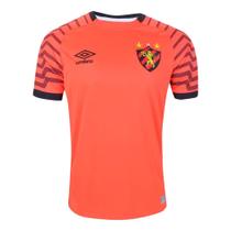 Camisa Masculina Sport Recife Goleiro Laranja Fluorescente 2021