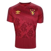 Camisa Masculina Sport Recife Treino 2022 Bordo