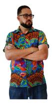 Camisa Masculina Tecido De Viscose Com Botão Casul Esporte Fino - Breeza Store