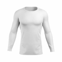Camisa Masculina Térmica com Proteção Uv Camiseta Manga Longa