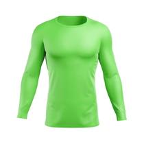 Camisa Masculina Térmica com Proteção Uv Camiseta Manga Longa