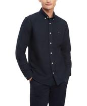 Camisa Masculina Tommy Hilfiger Oxford de Manga Comprida - Ajuste Regular