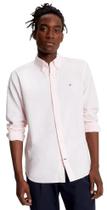 Camisa Masculina Tommy Hilfiger Oxford de Manga Comprida com Botões