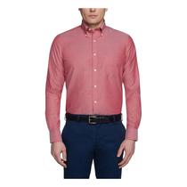 Camisa masculina Tommy Hilfiger, sem ferro, pimenta caiena sólida