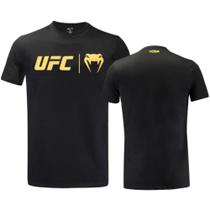 Camisa Masculina Ufc Venum Classic Black/gold Original