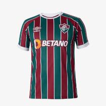 Camisa Masculina Umbro Fluminense Oficial 1 2023 - Verde/Grená