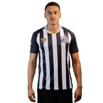 Camisa Masculina Umbro Santos Of.2 2025 Torcedor