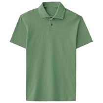 Camisa masculina verde gola polo .