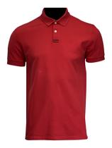 Camisa masculina vermelha gola polo