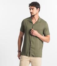 Camisa Masculina Viscolinho Diametro Verde