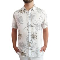 Camisa Masculina Viscose Estampa Tropical Rabbitohs