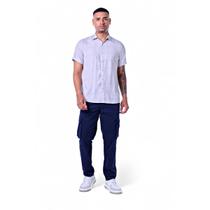 Camisa Masculina Viscose Maquinetada