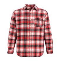 Camisa Masculina Xadrez Blusa Manga Longa Com Bolsos