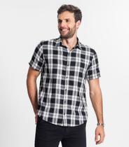 Camisa Masculina Xadrez Diametro Preto Camisa Masculina Xadrez Diametro Preto