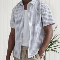 Camisa Masculina Xadrez Manga Curta Hering Camisa Masculina Xadrez Manga Curta Hering