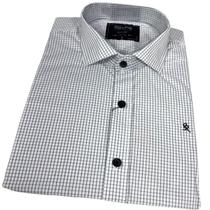 Camisa Masculina Xadrez Manga Longa Confort Casual Slim Chic Camisa Masculina Xadrez Manga Longa Confort Casual Slim Chic