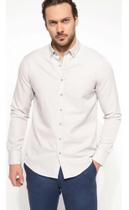Camisa Masculino Modern Fit Cinza