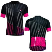 Camisa Mattos Lines Feminino Ciclismo Rosa