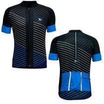 Camisa Mattos Lines Masculino Ciclismo Azul