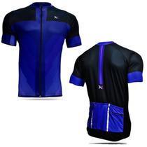 Camisa Mattos Masculina Ciclismo Azul
