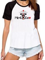 Camisa medicina curso love faculdade universitária medica