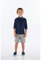 Camisa Menino em Tricoline Quimby