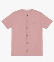 Camisa Menino em Viscose Sarjada Trick Nick Rosa
