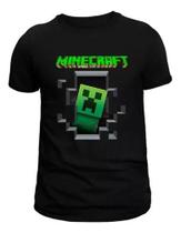 Camisa Meninos Minecraft Jogo Infantil Juvenil 100% algodão Camisa Meninos Minecraft Jogo Infantil Juvenil 100% algodão