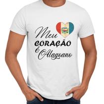 Camisa Meu Coração é Alagoano Alagoas