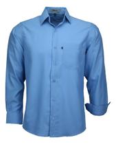 Camisa Microleve Manga Longa Amil Não Amassa Com Bolso 832