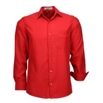 Camisa Microleve social manga longa adulto original Amil