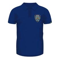 Camisa Militar Gola Polo Azul Police Nypd - Team Six
